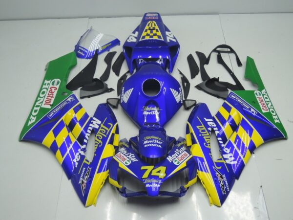 HONDA CBR 1000RR 2004/2005 Carena in ABS verniciata replica - immagine 8