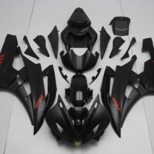 YAMAHA R6 2006/2007 Carena ABS nero opaco
