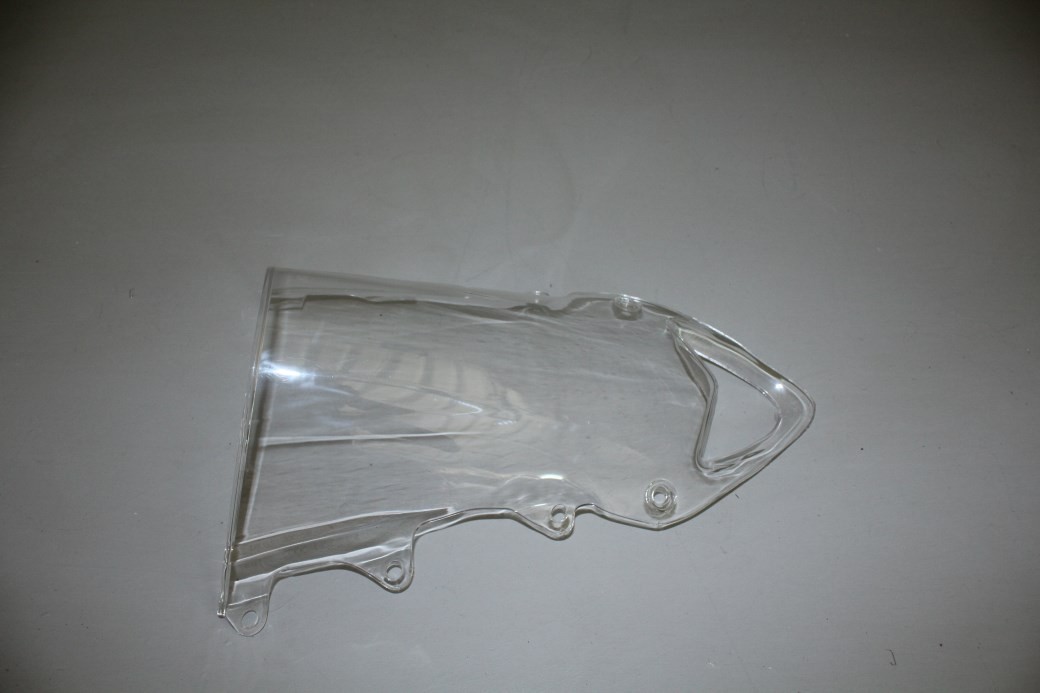 BMW S 1000 RR 2012/2014 PLEXIGLASS forato doppia bombatura trasparente originale