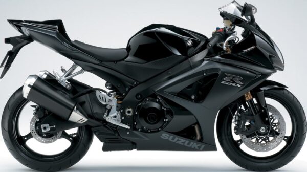 SUZUKI GSX-R 1000 2007/2008 Carena verniciata NERO OPACO