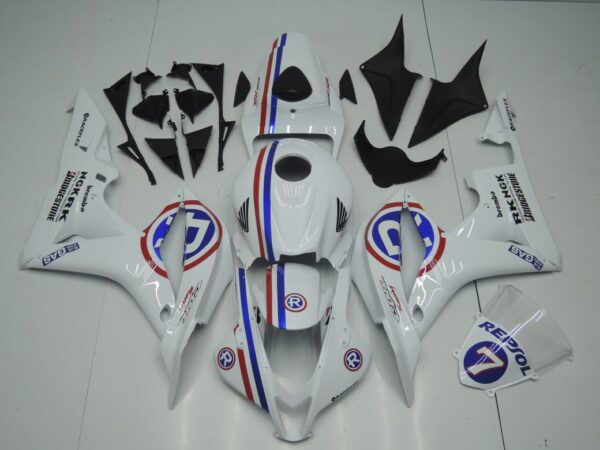 HONDA CBR 600RR 2007/2008 Carena in ABS verniciata replica - immagine 8
