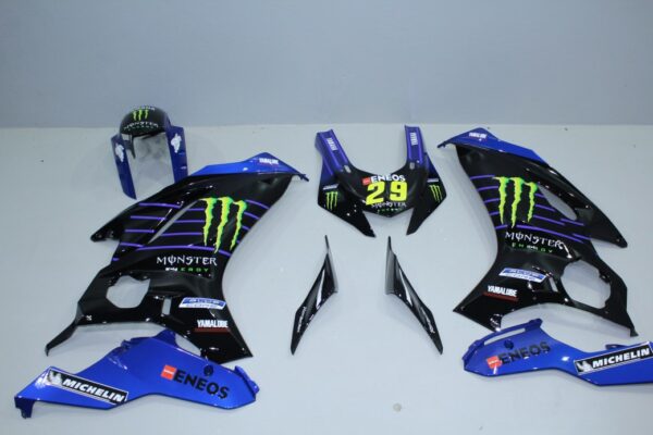 YAMAHA R6 2017/2018 Carena in ABS verniciata replica - immagine 3