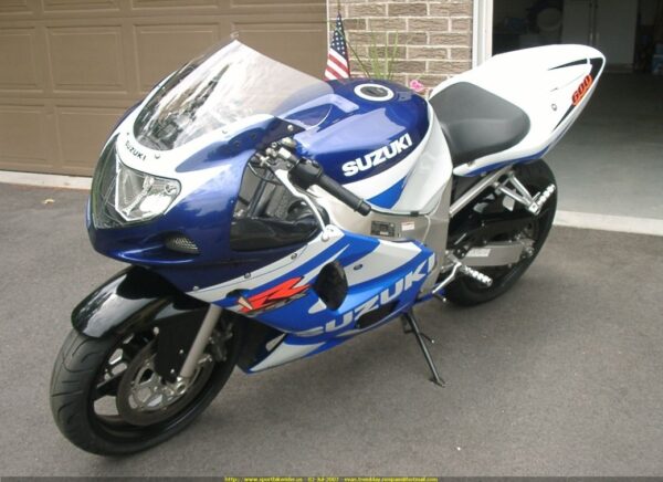 SUZUKI GSX-R 1000 2001/2002 CARENA VERNICIATA NERO OPACO