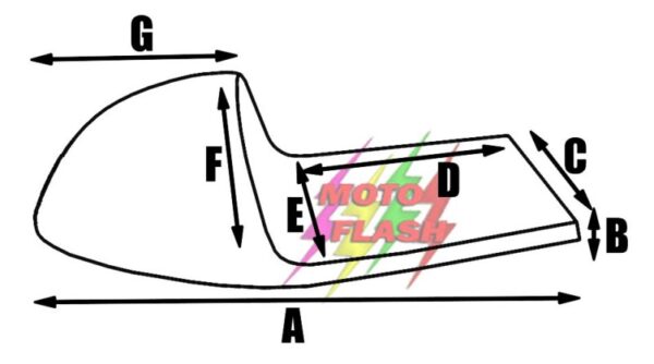 Codone moto epoca porta numero - immagine 5