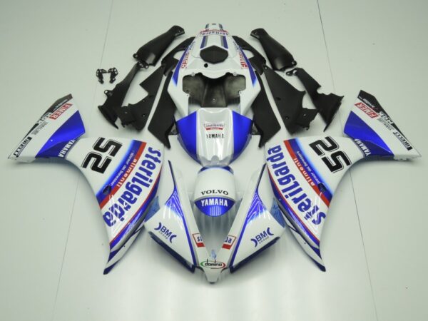 YAMAHA R1 2012/2014 Carena in ABS verniciata replica - immagine 6