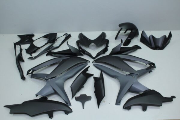 SUZUKI GSX-R 600/750 2008/2010 Carena ABS nero opaco - immagine 2