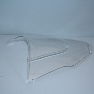 Kawasaki ZX-9R 2000/2001 PLEXIGLASS FORATO trasparente e fumè doppia bombatura