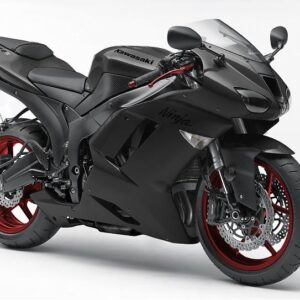 KAWASAKI ZX-6R 2007/2008 CARENA VERNICIATA NERO OPACO
