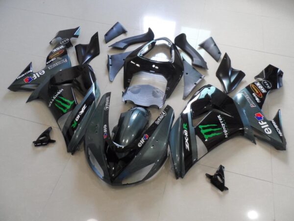 KAWASAKI ZX-10R 2006/2007 Carena in ABS verniciata replica - immagine 3