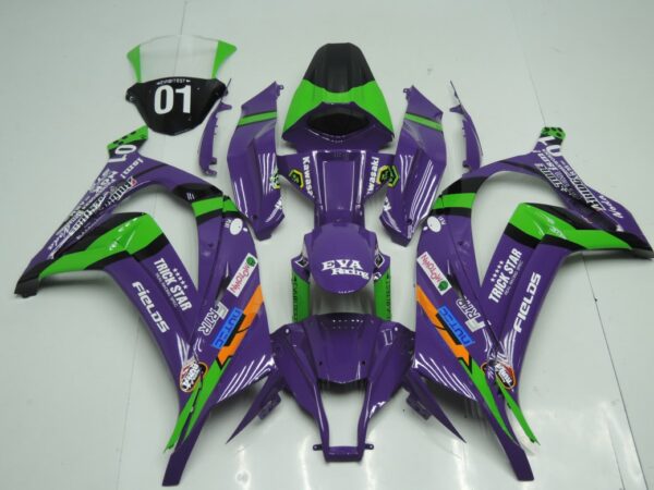 KAWASAKI ZX-10R 2022/2025 Carena in ABS verniciata replica - immagine 4