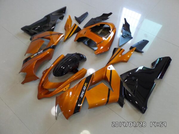 KAWASAKI ZX-10R 2004/2005 Carena in ABS verniciata replica - immagine 2
