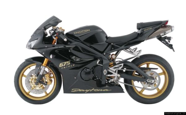 TRIUMPH DAYTONA 675 CARENA VERNICIATA NERO OPACO