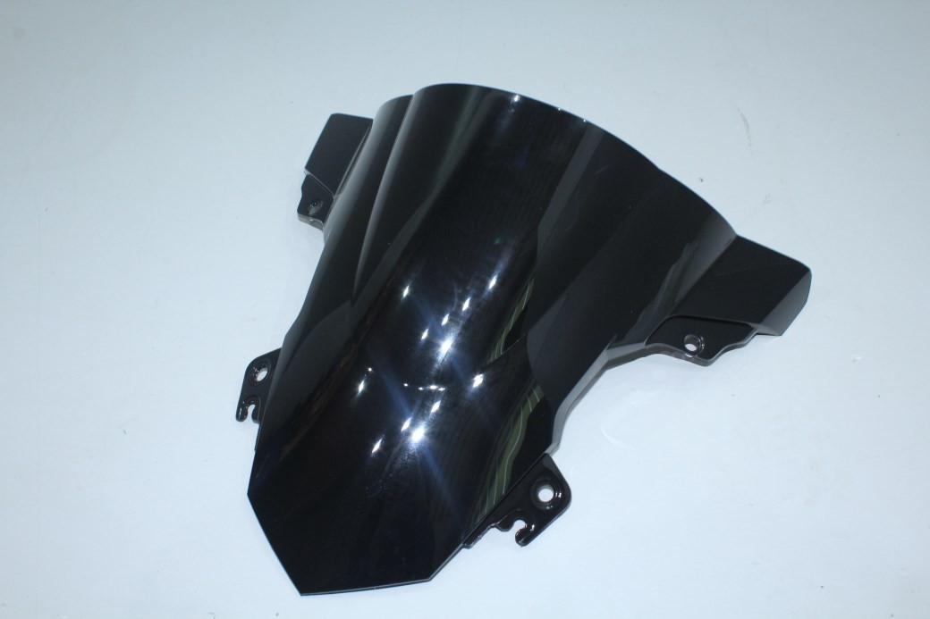 BMW S1000 RR 2015/2018 PLEXIGLASS forato doppia bombatura nero