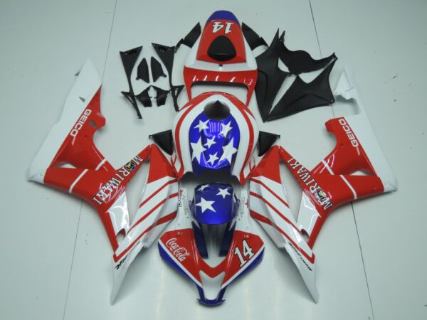 HONDA CBR 600RR 2007/2008 Carena in ABS verniciata replica - immagine 7