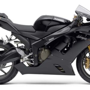 KAWASAKI ZX-6R 2005/2006 Carena verniciata NERO OPACO