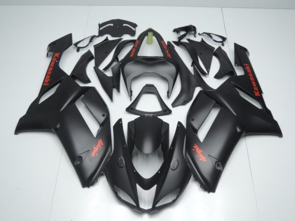 KAWASAKI ZX-6R 636 2007/2008 Carena ABS nero opaco
