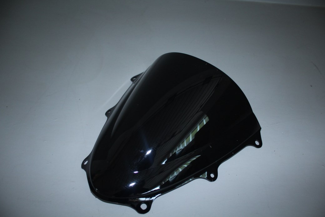 SUZUKI GSX-R 600/750 2011/2016 PLEXIGLASS forato doppia bombatura nero