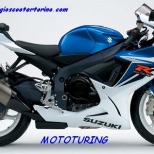 SUZUKI GSX-R 600/750 2011/2016 Carena verniciata NERO OPACO