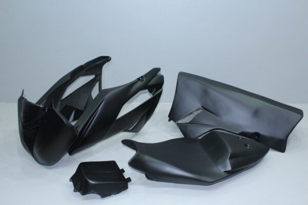 KAWASAKI ZX-6R 2009/2011 CARENA VERNICIATA NERO OPACO - immagine 2