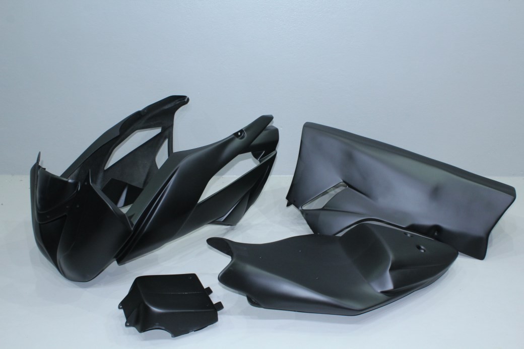 KAWASAKI ZX-6R 2009/2011 CARENA VERNICIATA NERO OPACO