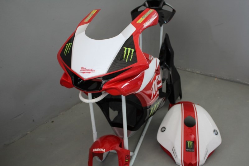 Yamaha R1 2015/2018 Milwaukee Rosso