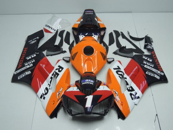 HONDA CBR 1000RR 2004/2005 Carena in ABS verniciata replica - immagine 3