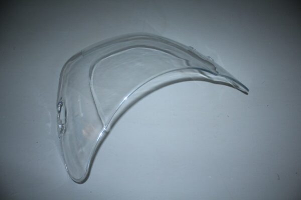 HONDA CBR 600 1992/1994 PLEXIGLASS forato doppia bombatura trasparente - immagine 2