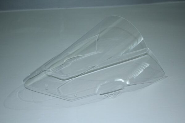Kawasaki ZX 6R 2009/2012 PLEXIGLASS FORATO Trasp.