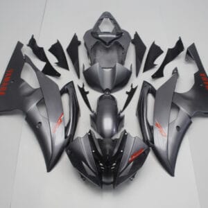 YAMAHA R6 08/16 carena stradale in abs verniciata nero opaco