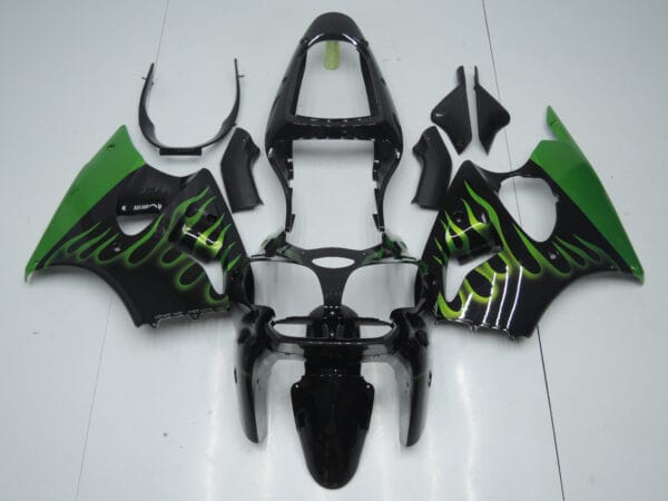 KAWASAKI ZX-6R 00/02 carena stradale in abs  verniciata replica - immagine 3