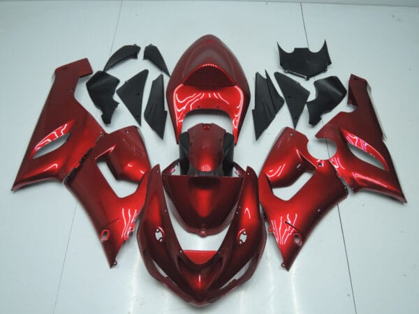 KAWASAKI ZX-6R 05/06 carena stradale in abs verniciata eco - immagine 2